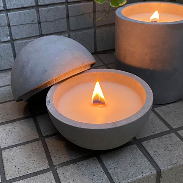 DULTON（ダルトン） キャンドル ウッドウィック インポット ボール