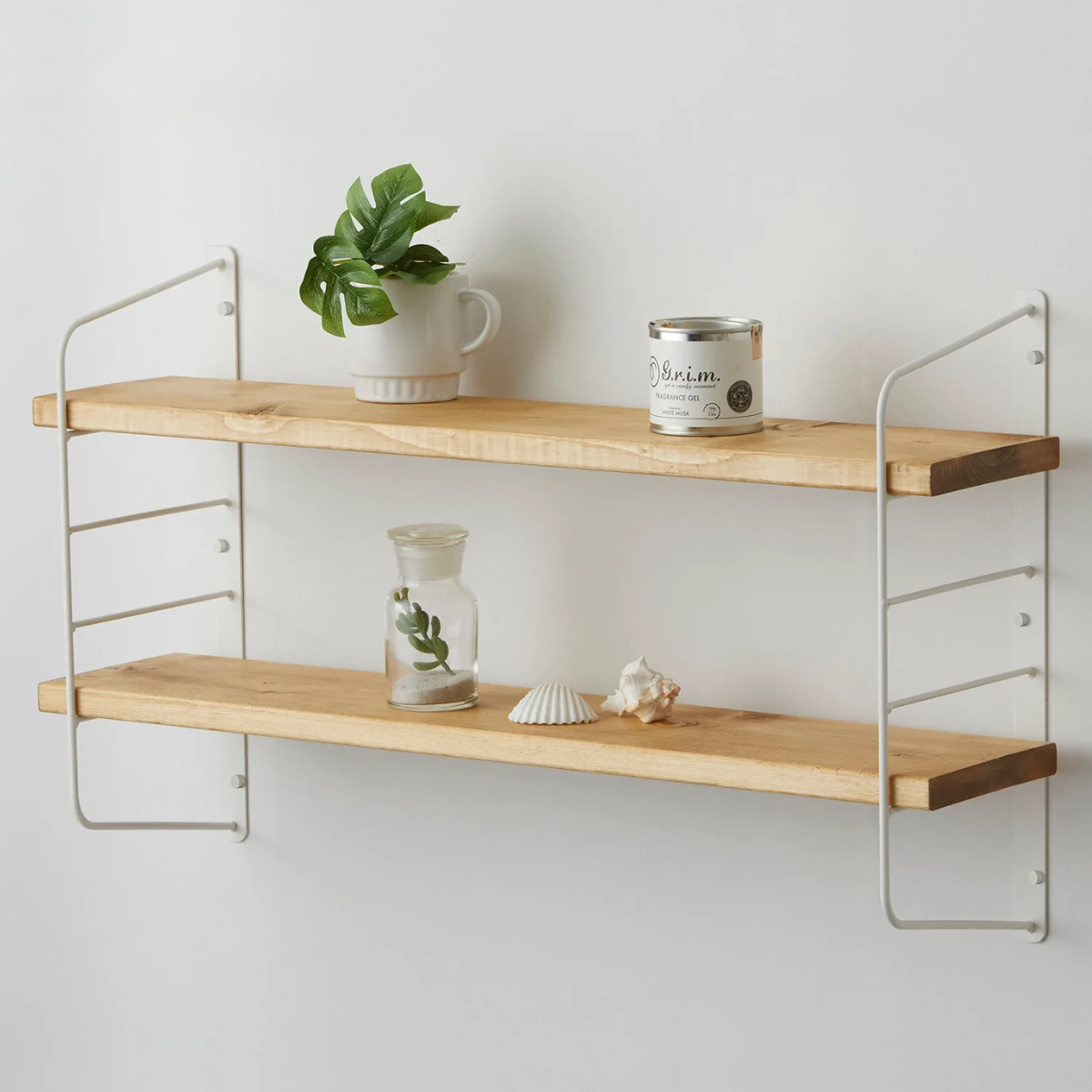 LABRICO 棚板 ラブリコ パイン集成材 無塗装 幅40×奥行10×高さ1.5cm