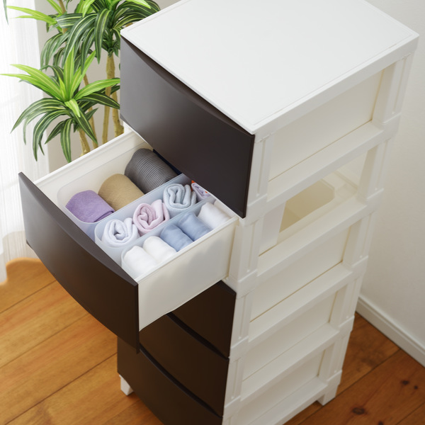 収納ケース WM 幅11.5×奥行17×高さ10cm 仕切り 小物ケース （ ナチュラ