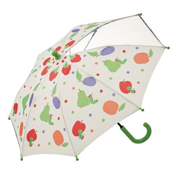 傘 キッズ 35cm はらぺこあおむし 女の子 男の子 キャラクター （ 子供用 窓付き かさ 小さい 小さめ ）