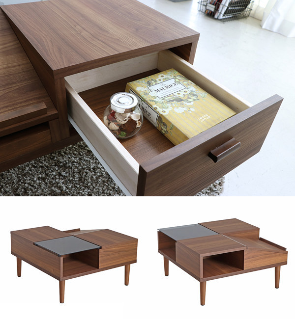 東馬 ドレッサーテーブル 幅75cm コスメテーブル 鏡付き