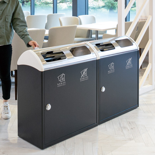 テラモト（TERAMOTO） （法人限定） 屋内用ゴミ箱 ダストボックス 2