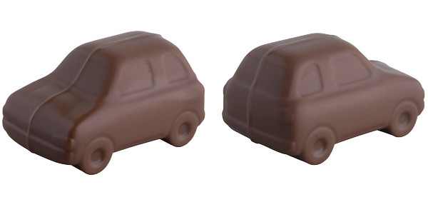 チョコ型 立体 のりもの 乗り物 プラスチック製 （ リトルシェフクラブ