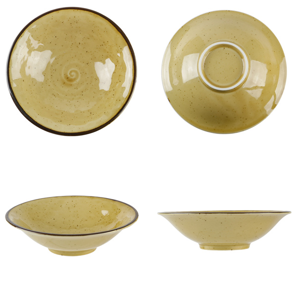 平鉢 18cm BROWNIE 皿 食器 鉢 洋食器 和食器 磁器 日本製 （ 食洗機