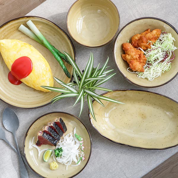 平鉢 18cm BROWNIE 皿 食器 鉢 洋食器 和食器 磁器 日本製 （ 食洗機