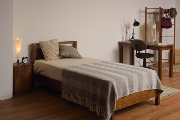 東谷 ベッド 木製 シングル 幅100cm 天然木 すのこベッド 脚付き