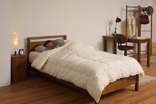 東谷 ベッド 木製 シングル 幅100cm 天然木 すのこベッド 脚付き