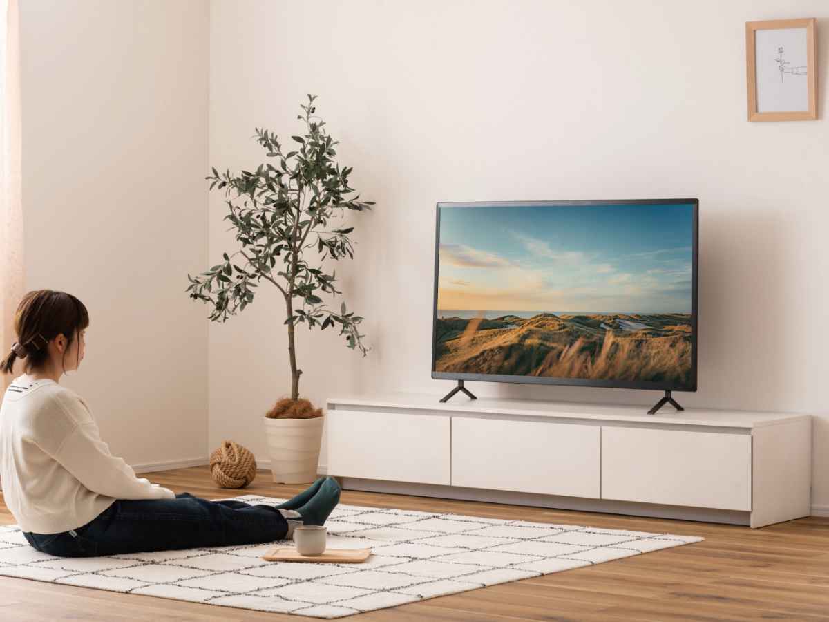 東谷 テレビ台 ローボード モルタル調 メラミンボード 幅180cm （ 開梱