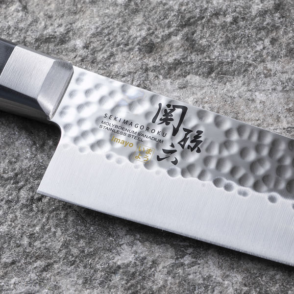牛刀包丁 21cm 関孫六 いまよう 貝印 ( シェフナイフ 牛刀 料理包丁 分化包丁 万能包丁 左右兼用 槌目模様 21センチ 日本製 ) 関連画像5