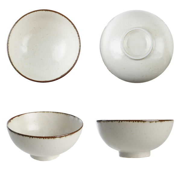 カラフル磁器 飯碗セット10個（蓋付き） Mother garden 茶碗 ご飯茶碗 くっつきにくい茶碗 〔小盛サイズ