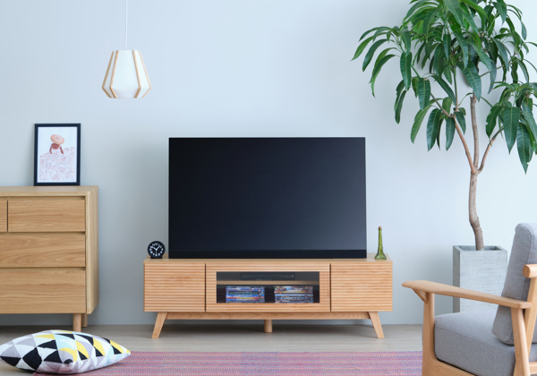 一生紀（ISSEIKI） テレビ台 ローボード 北欧風 アルダー無垢材 オイル