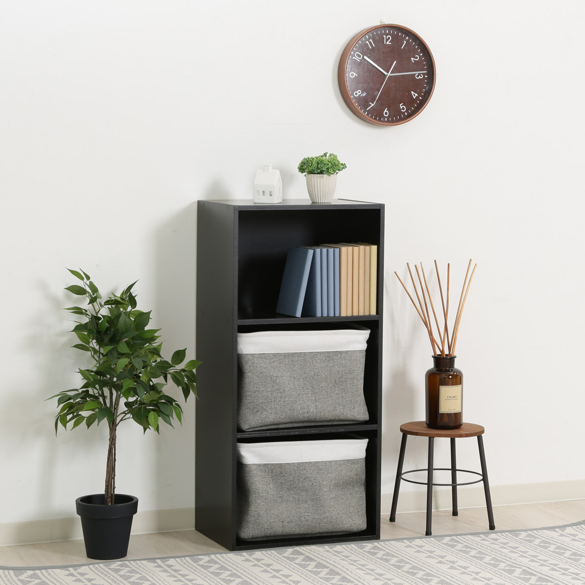 不二貿易（Fuji Boeki） カラーボックス 幅41.8cm 同色2台セット 3段