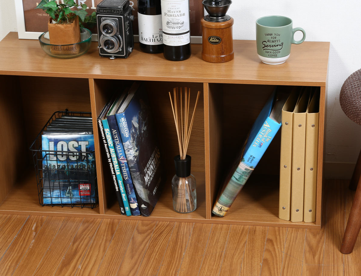 不二貿易（Fuji Boeki） カラーボックス 幅41.8cm 同色2台セット 3段