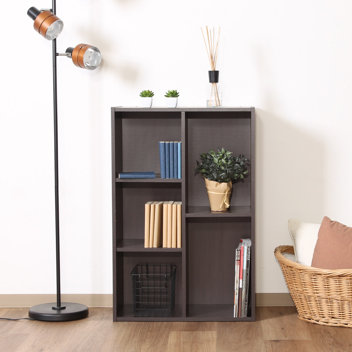 不二貿易（Fuji Boeki） カラーボックス 幅59cm 本棚 CDラック