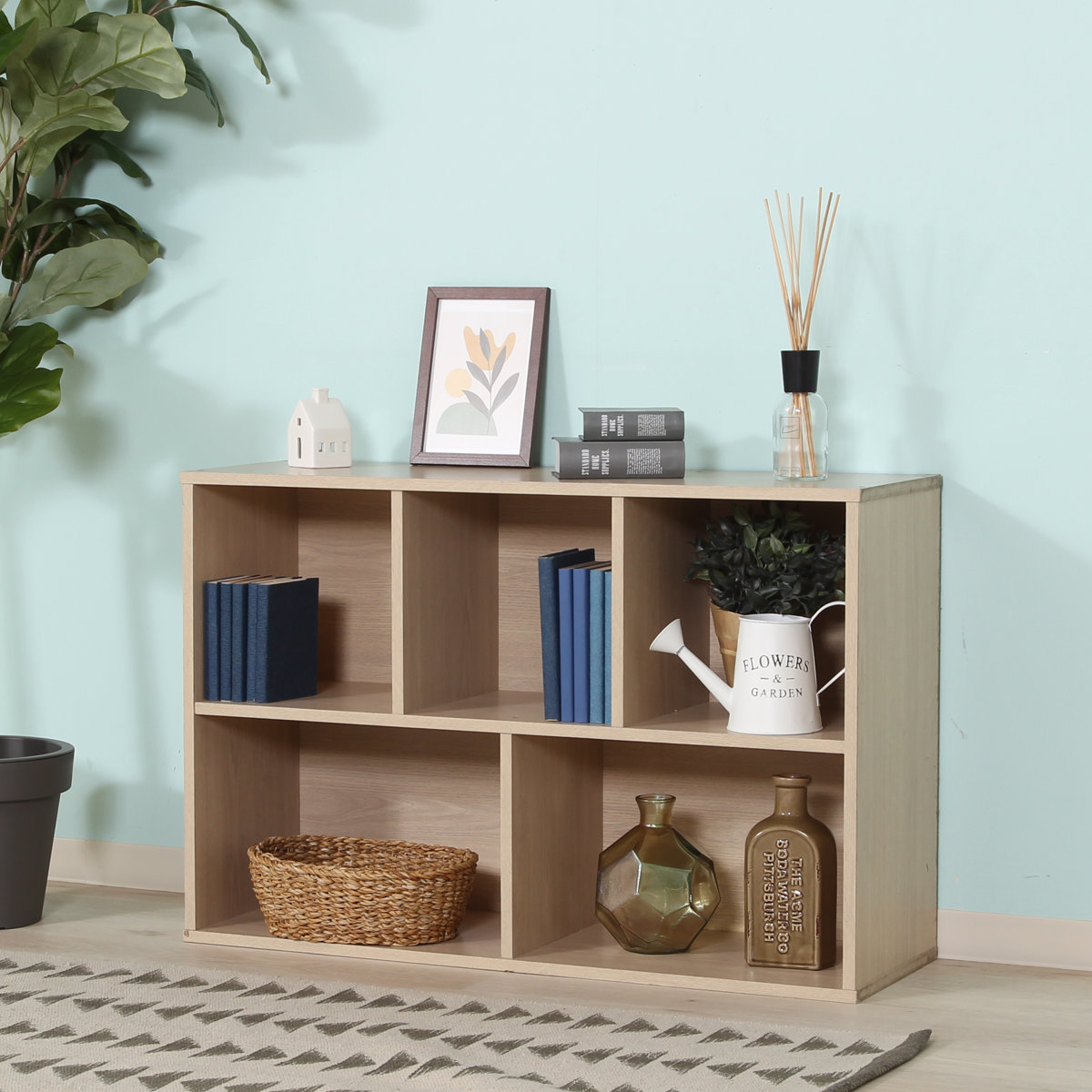 不二貿易（Fuji Boeki） カラーボックス 幅59cm 本棚 CDラック