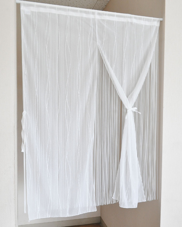 ち*ら様 新品✨️未使用川島セルコンエレガント目隠し暖簾レース　花柄ブラウン2セ ち*ら様 新品✨️未使用川島セルコンエレガント目隠し暖簾レース 花柄