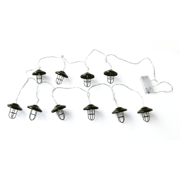 アウトドア ライト 10球 LED ガーランド 長さ3.3m ストリングライト 