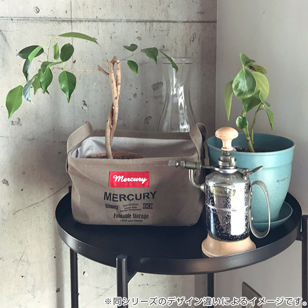 MERCURY（マーキュリー） 収納ボックス 幅23×奥行16×高さ13cm 布