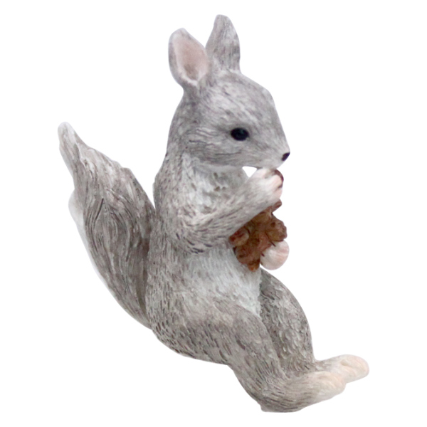 マスコット リス 置物 インテリア （ オブジェ アニマル りす