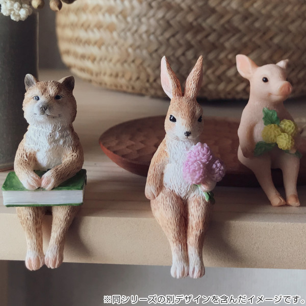 マスコット ウサギ 置物 インテリア （ オブジェ アニマル うさぎ