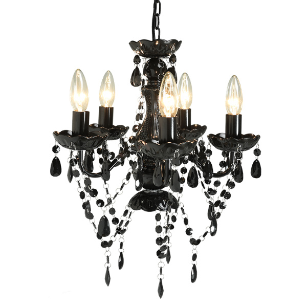 HAGiHARA（萩原） シャンデリア 5灯 ペンダントライト LED 対応