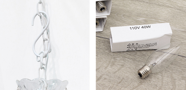 HAGiHARA（萩原） シャンデリア 5灯 ペンダントライト LED 対応