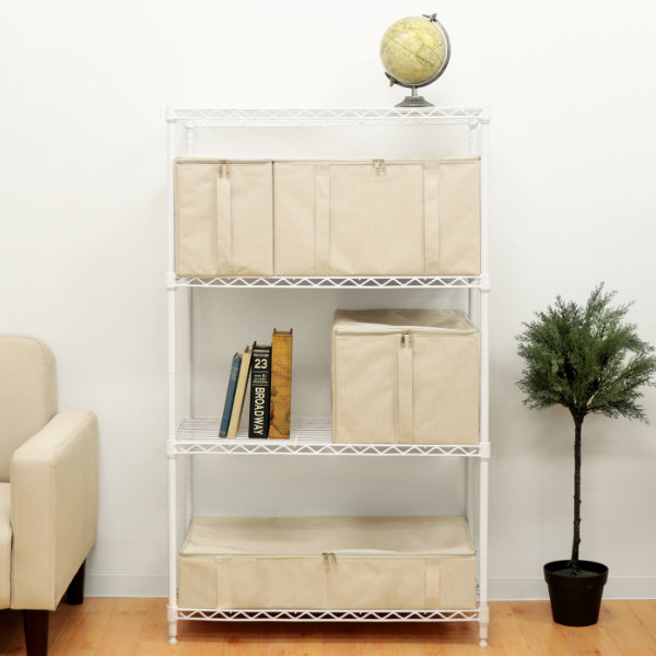 収納ボックス 幅22×奥行33×高さ27cm S ストレリアカチオン 布 フタ付き