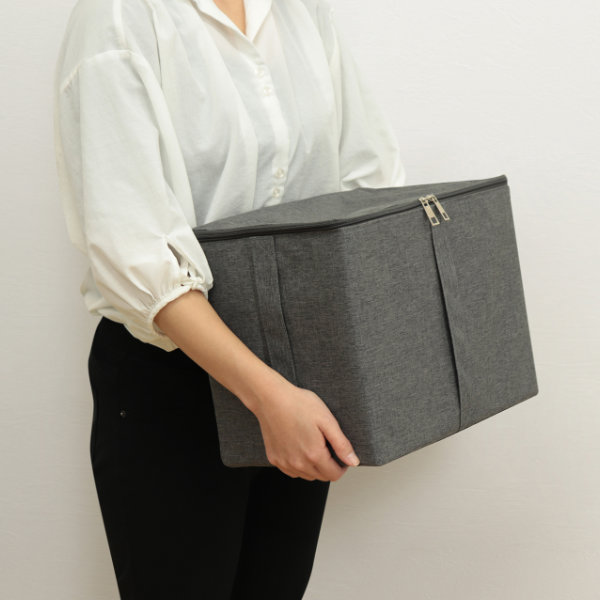 収納ボックス 幅22×奥行33×高さ27cm S ストレリアカチオン 布 フタ付き