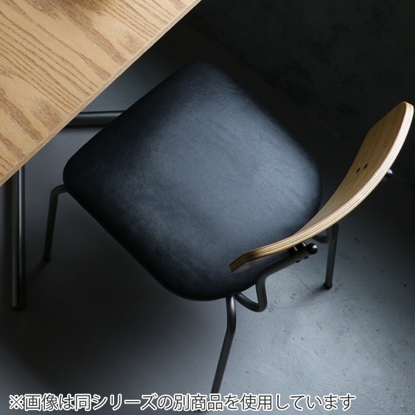 チェア 座面高44cm ドリップカフェ ダイニングチェア レザー調