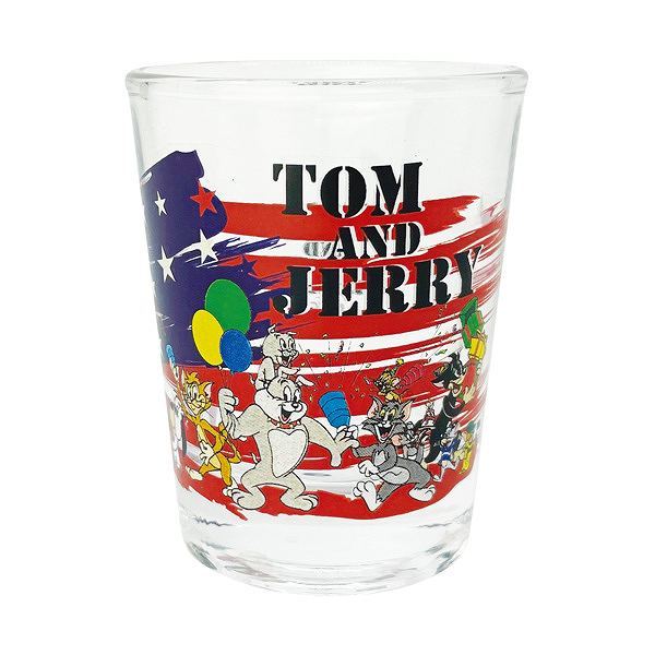 グラス 50ml ミニグラス トムとジェリー ガラス コップ 日本製 （ ショットグラス ミニ 50cc トムジェリ トム ジェリー ）