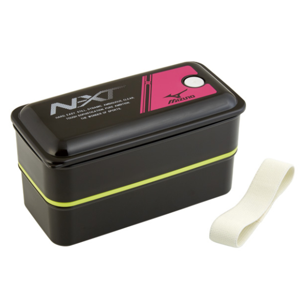 スケーター お弁当箱 2段 抗菌 850ml パッキン一体型 ふわっと ミズノ