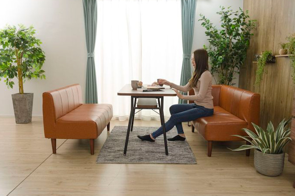 2人掛けソファ コンパクトタイプ 幅110 楽天市場】ソファ 2人掛け 幅110cm ダイニングソファ レザー調