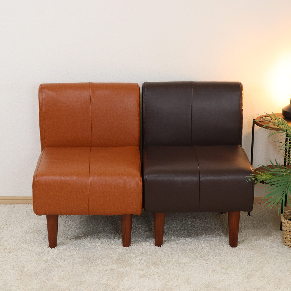 セルタン ソファ 一人掛け ダイニングソファ ヴィンテージ調