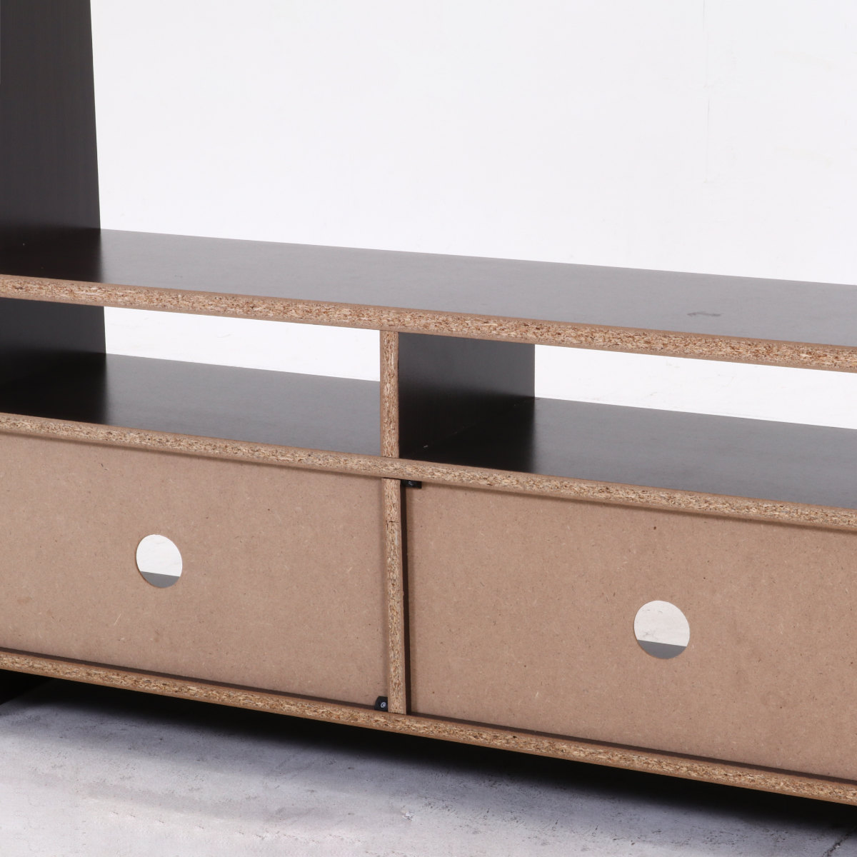 不二貿易（Fuji Boeki） テレビ台 幅120cm 壁面収納 ラック付 シンプル