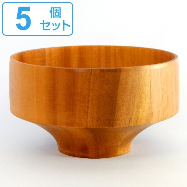 ボウル お椀 300ml SoliD.Bowl Edge エッジ 木製 マホガニー （ 中鉢