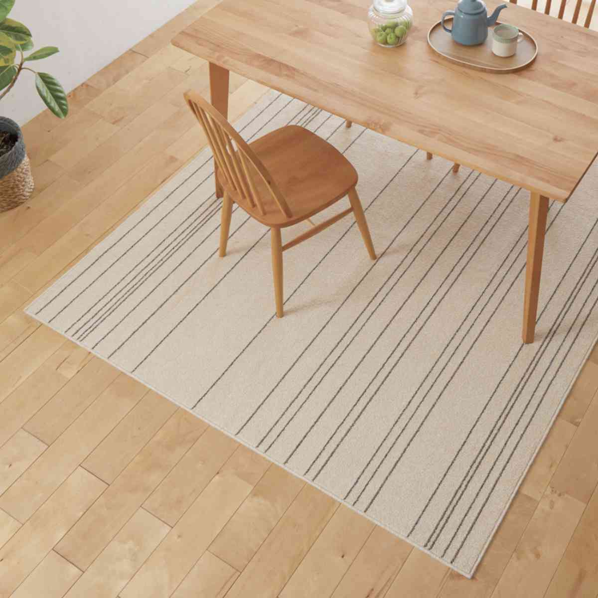 スミノエ ラグ 約200×250cm ベージュ スミノエ ラグ 220×250cm ラグマット 抗ウィルス機能 クレンゼ タイプ