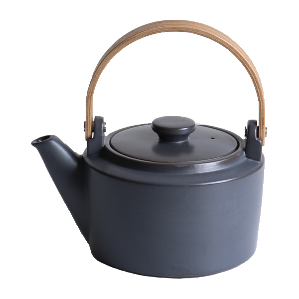 LOLO（ロロ） 土瓶 1.2L ガス火専用 黒土直火土瓶 大 やかん ケトル