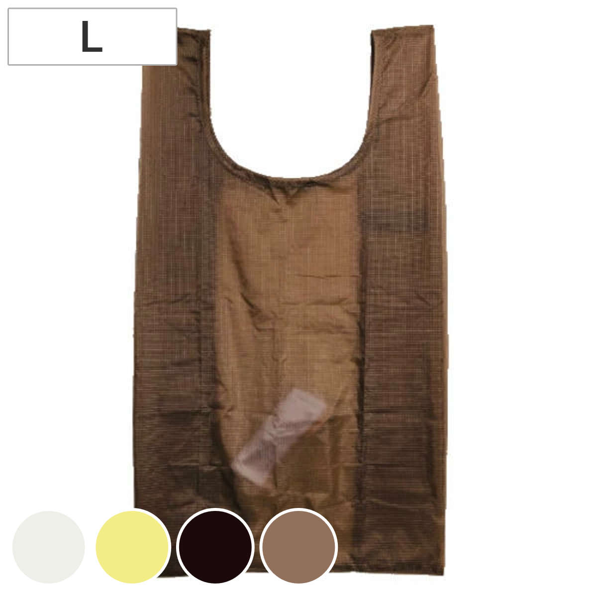 エコバッグ Lサイズ コンビニ専用 折りたたみ 洗濯 可 フック付き HUNGBAG （ マイバッグ エコバック 買い物バッグ コンパクト レジ袋 軽量 コンビニ 洗える ）