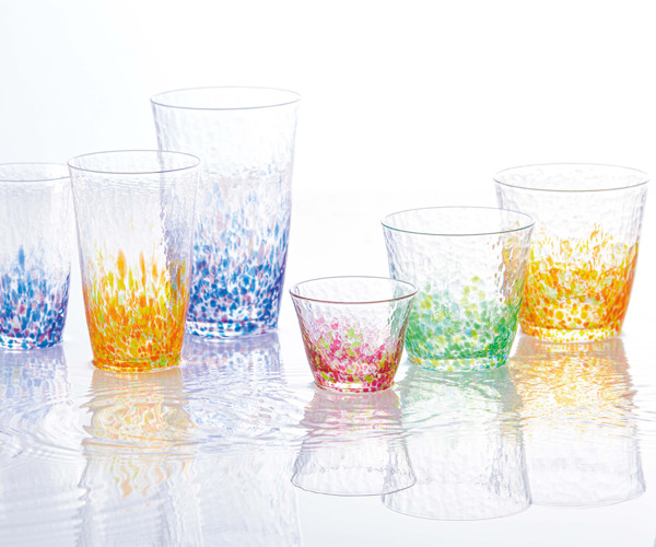 冷茶グラス 165ml 水の彩 陽の彩 クリスタルガラス ファインクリスタル