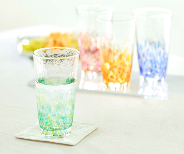 タンブラー グラス 220ml 水の彩 陽の彩 クリスタルガラス ファイン