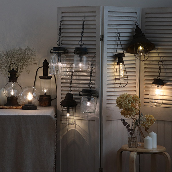 インダストリアル吊り下げランプシェード/ 工業系ヴィンテージ 7 ドイツ産ヴィンテージ工業系ペンダントライトブラックシェード