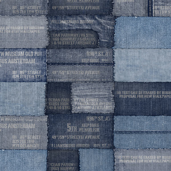 壁紙 はがせる シール デニム 45×250cm ウォールシート リメイクシート