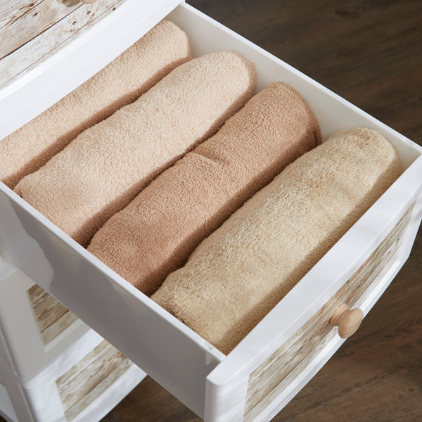 チェスト 5段 プラスチック リルデココ 北欧 アンティーク 脚付き （ ホワイト 収納ケース 5段チェスト 収納チェスト 収納 たんす 引き出し ）_13
