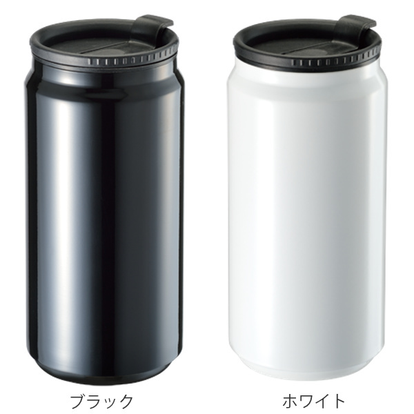 水筒 マグ 340ml 缶型 タンブラー サーモステンレス （ 保温 保冷 直飲み ステンレスボトル マグボトル ）