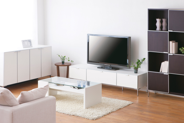 サイドボード 松永家具 PIATTO LOW CABINET 松永家具 キャビネット おしゃれ サイドボード 北欧 リビングボード 白