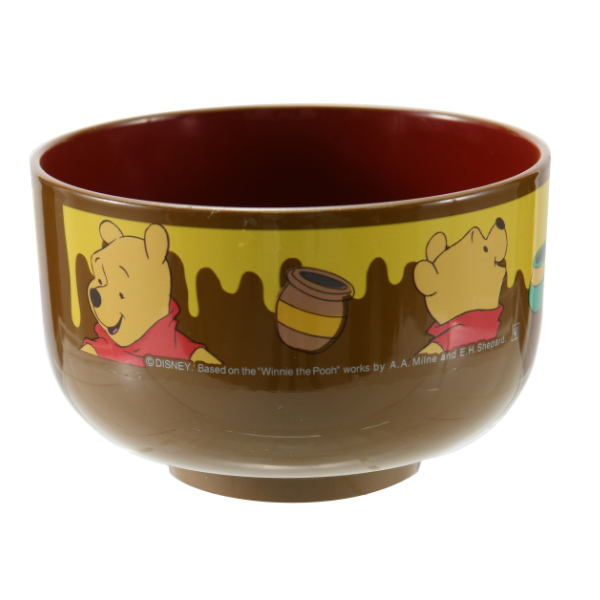 お椀 9cm プーさん 子供用食器 汁椀 プラスチック 日本製 キャラクター
