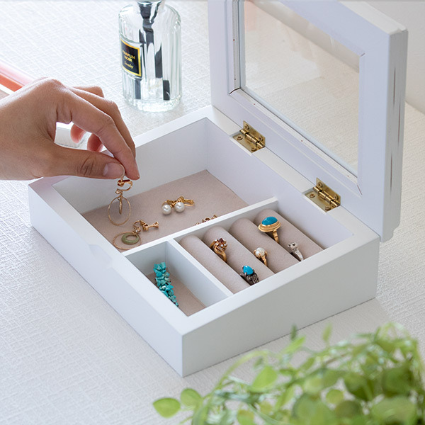 ジュエリーボックス ノーム S アンティーク 木製 （ アクセサリー