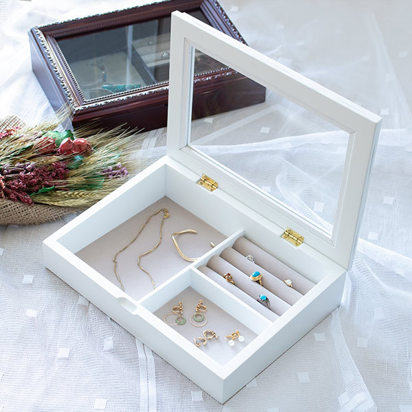 ジュエリーボックス ノーム L アンティーク 木製 （ アクセサリー