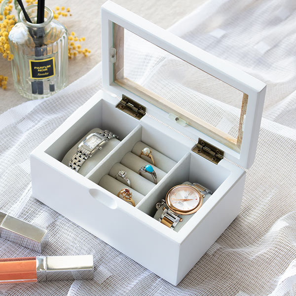 時計ケース ミア ジュエリーボックス ウォッチケース 木製 （ 腕時計