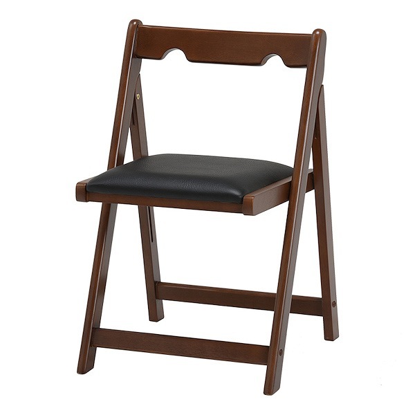 折りたたみチェア 座面高41cm 木製 天然木 折りたたみ チェア 椅子 いす デスクチェア （ 折...